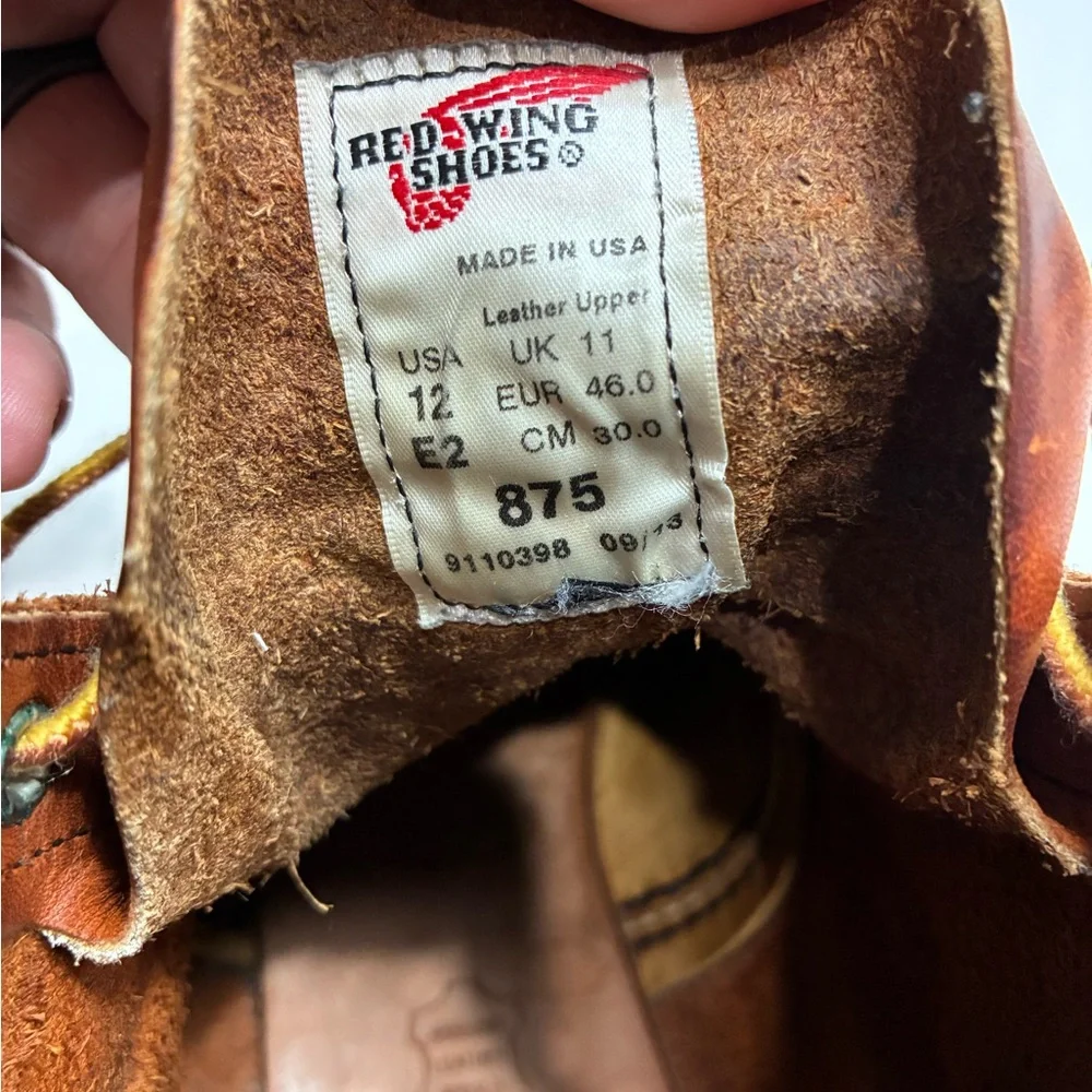 Red Wing Men's Heritage Moc Lug leather boots in Men’s size 12. - Picture 5 of 12